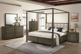 Gran Park Canopy Bed Dark Cocoa