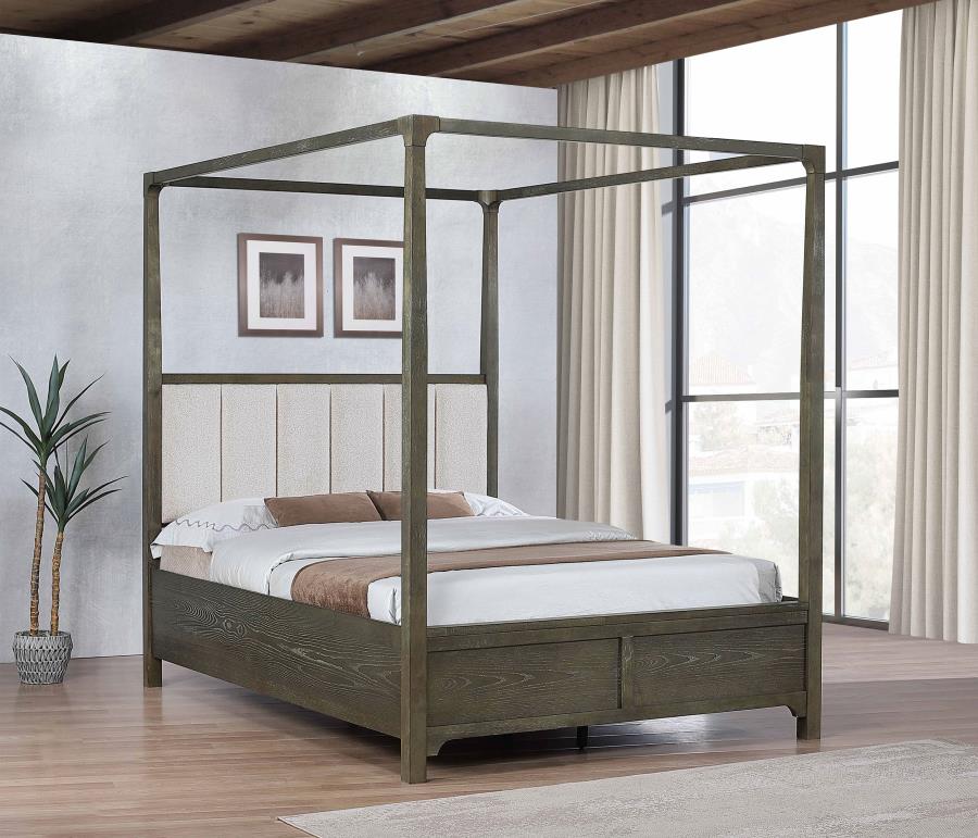 Gran Park Canopy Bed Dark Cocoa