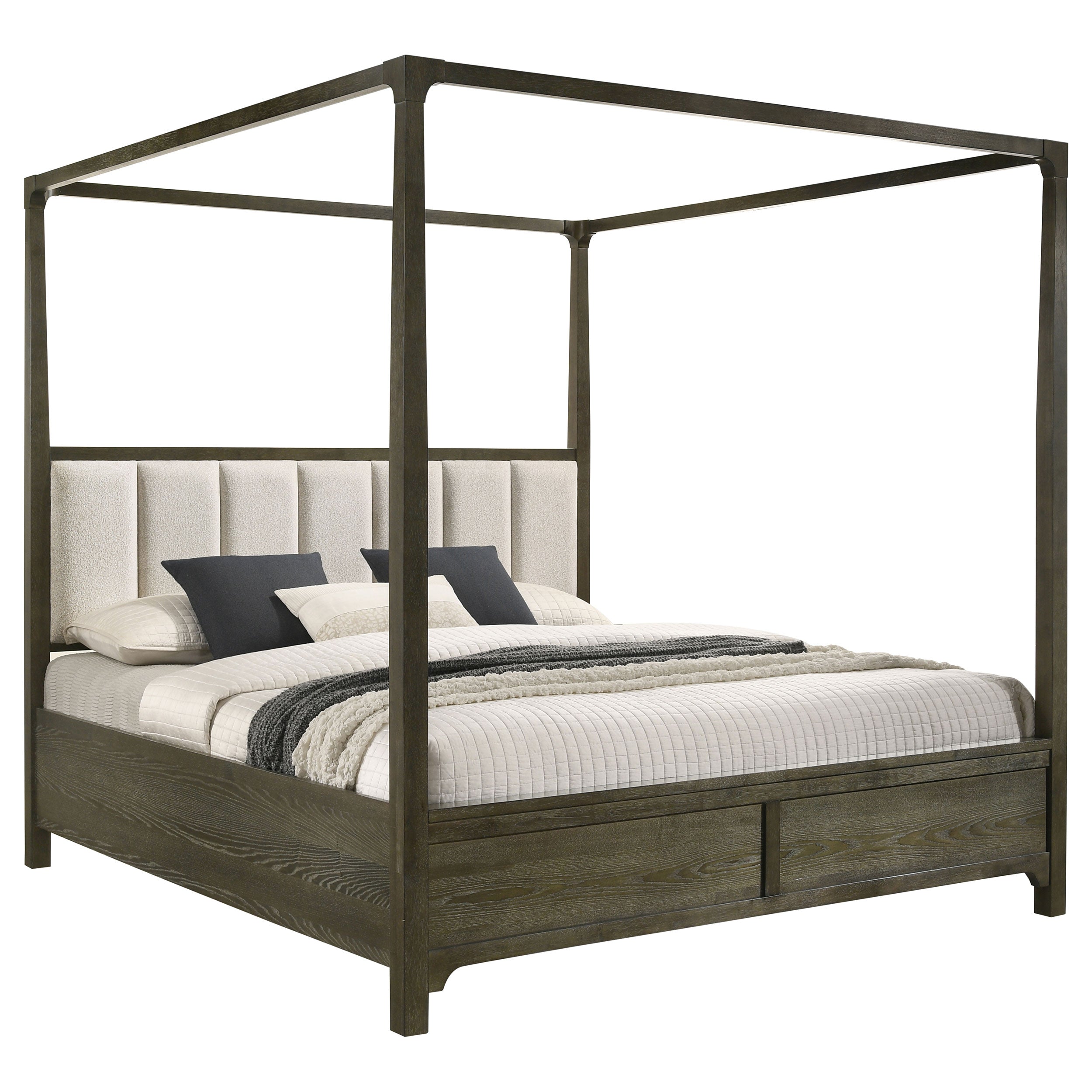 Gran Park Canopy Bed Dark Cocoa