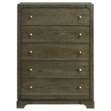 Gran Park 5-drawer Bedroom Chest of Drawers Dark Cocoa