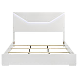 Ives Panel Bed LED Headboard High Gloss