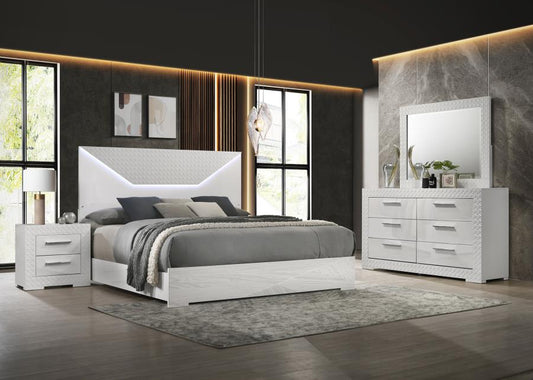 Ives Bedroom Set High Gloss