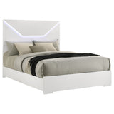 Ives Panel Bed LED Headboard High Gloss
