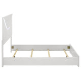 Ives Panel Bed LED Headboard High Gloss