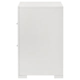 Ives 2-drawer Nightstand Bedside Table High Gloss