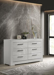 Ives 6-drawer Dresser Cabinet High Gloss