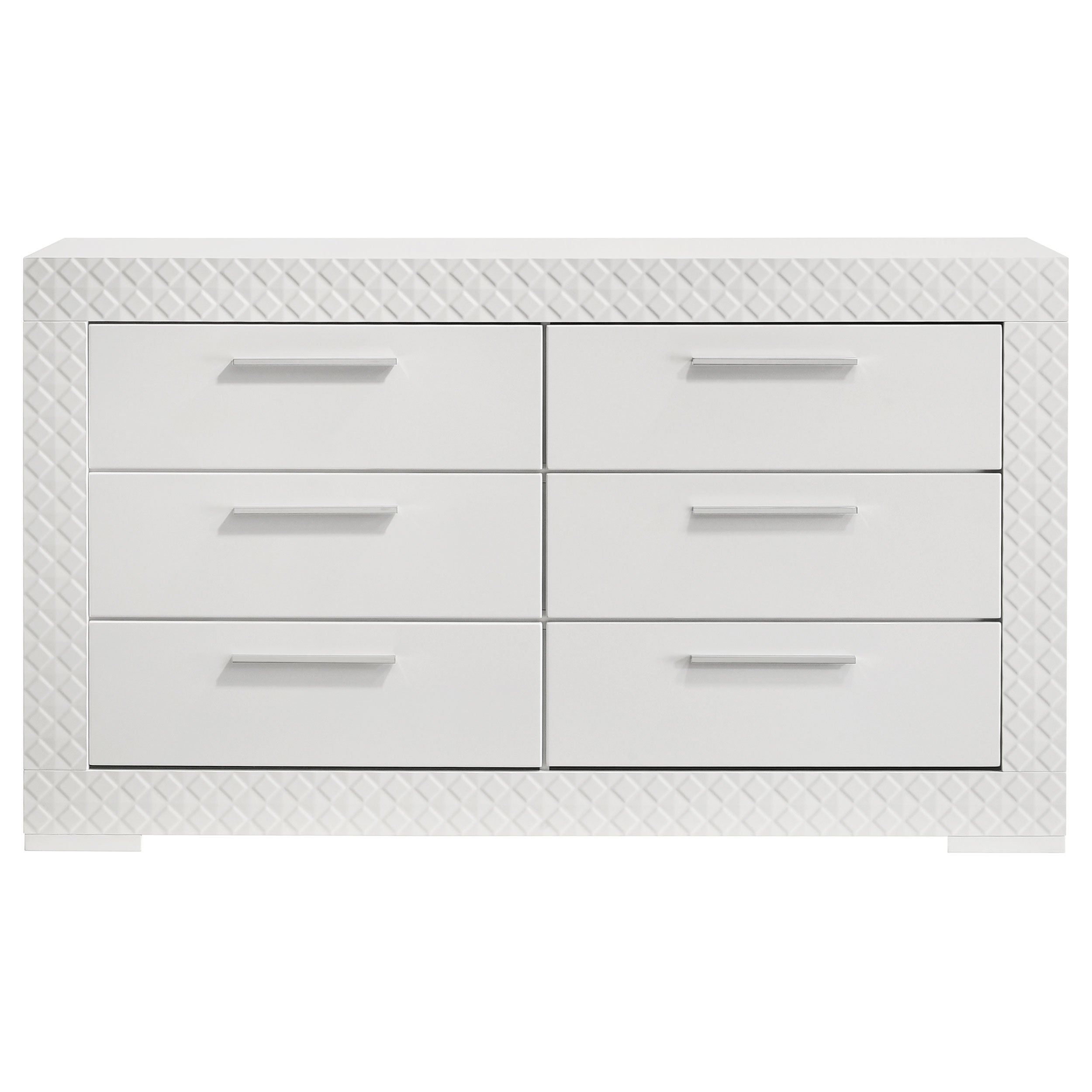 Ives 6-drawer Dresser Cabinet High Gloss