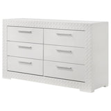 Ives 6-drawer Dresser Cabinet High Gloss