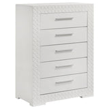 Ives 5-drawer Bedroom Chest of Drawers High Gloss