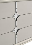 Olivia 6-drawer Dresser Cabinet Pearl White