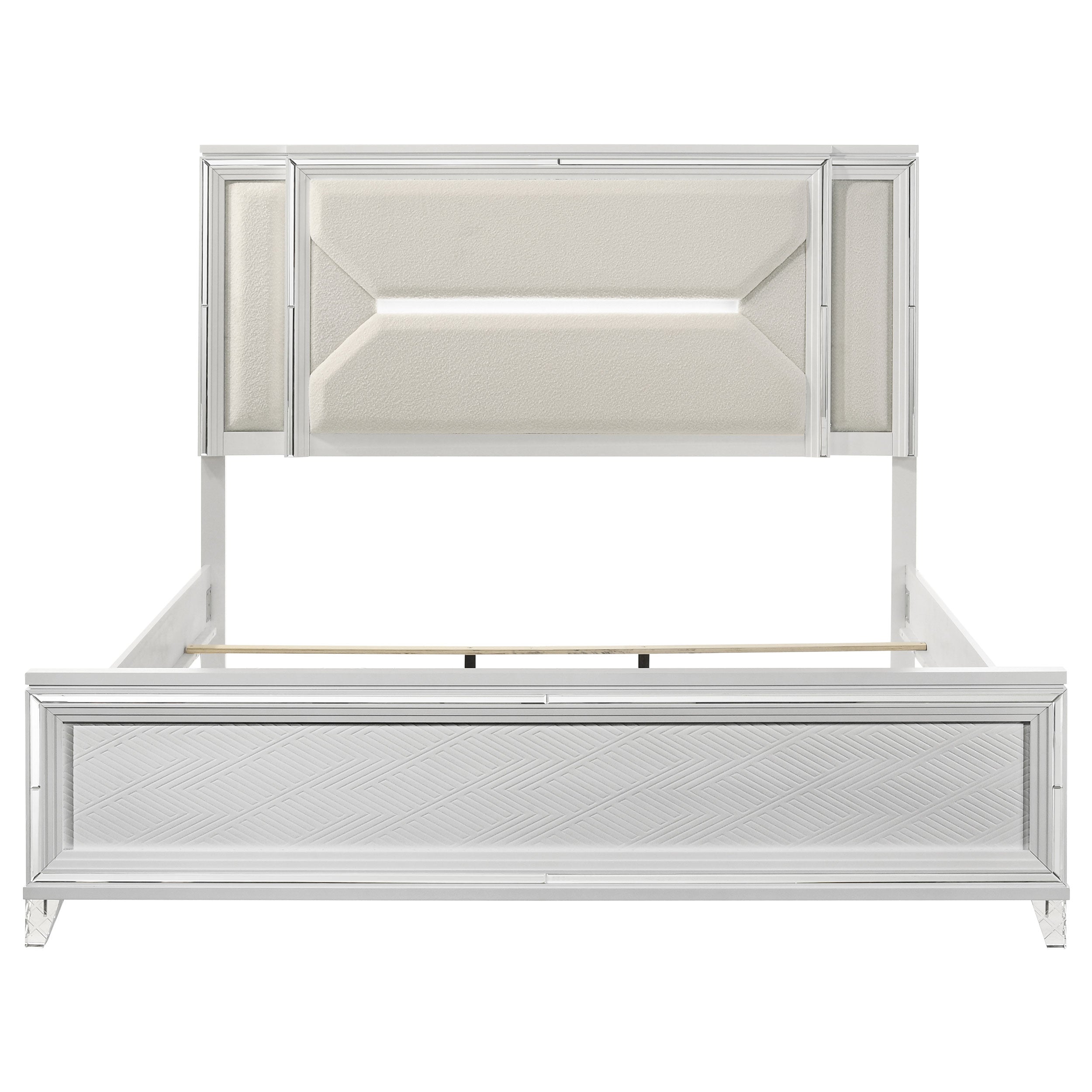 Marmore 64-inch Panel Bed LED Headboard
