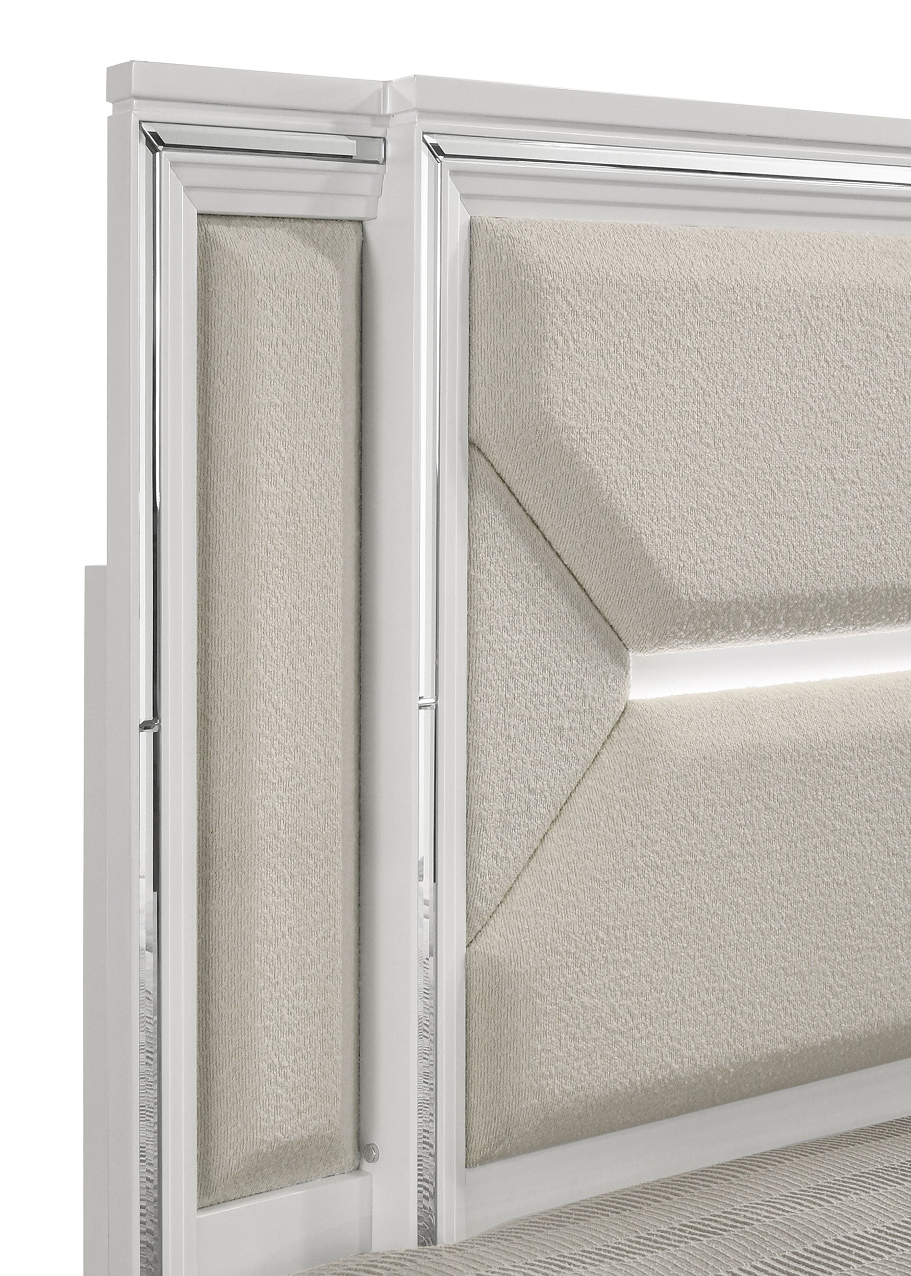 Marmore 64-inch Panel Bed LED Headboard