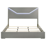 Ives Panel Bed LED Headboard High Gloss