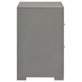 Ives 2-drawer Nightstand Bedside Table High Gloss