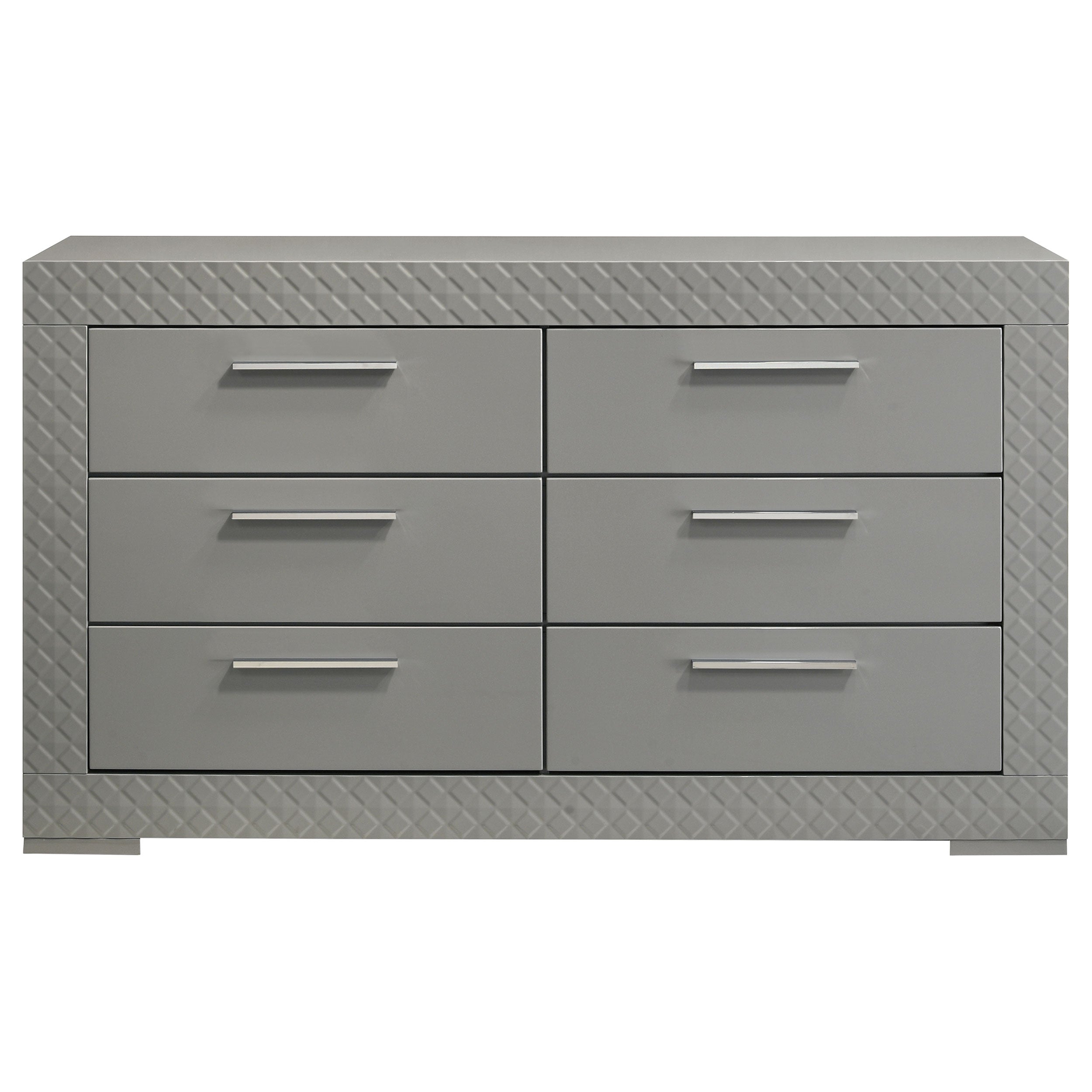 Ives 6-drawer Dresser Cabinet High Gloss