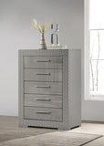 Ives 5-drawer Bedroom Chest of Drawers High Gloss
