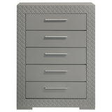 Ives 5-drawer Bedroom Chest of Drawers High Gloss