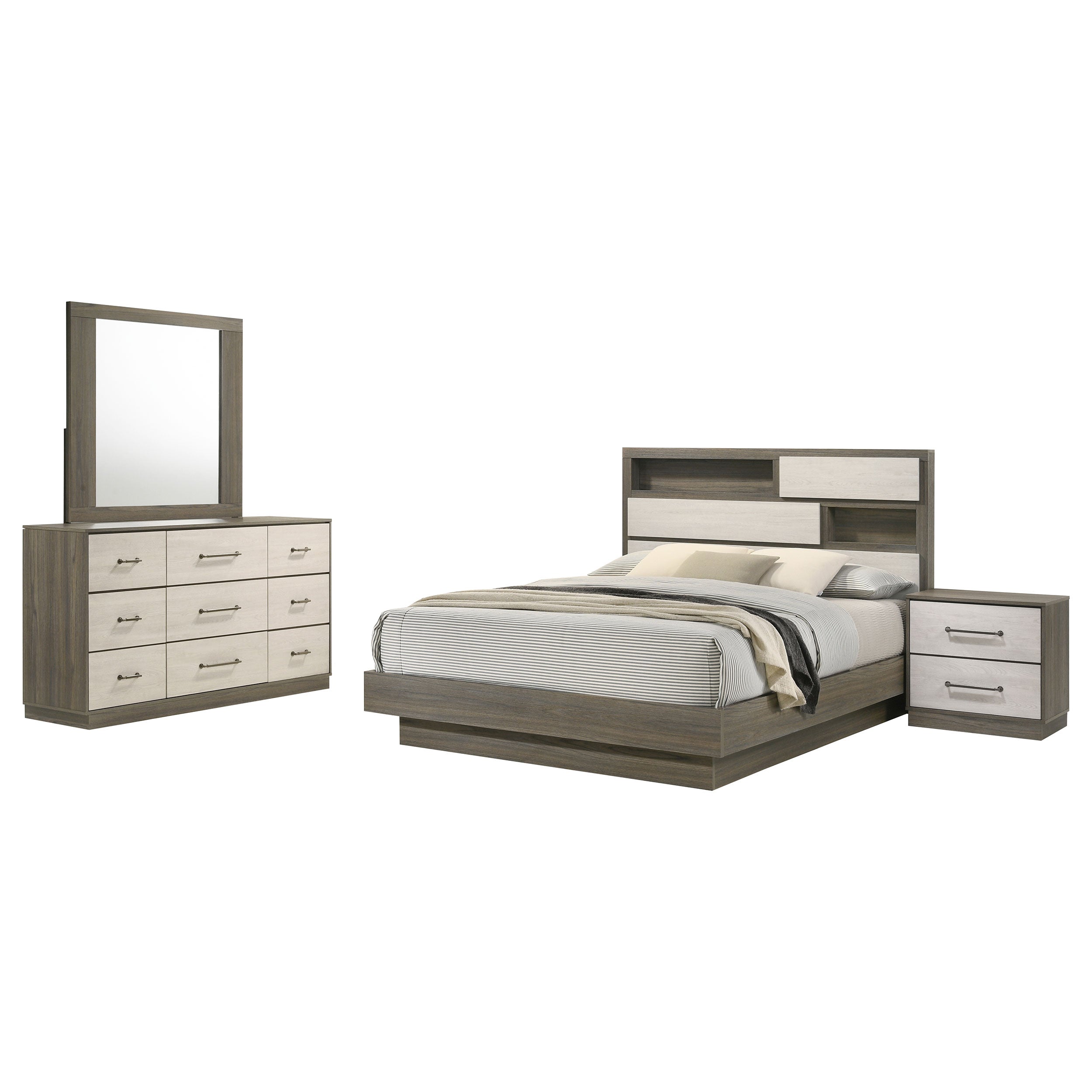 Fenwick Bedroom Set Grey Oak