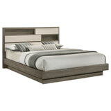 Fenwick Bed Bookcase Headboard Grey Oak