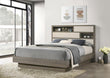 Fenwick Bed Bookcase Headboard Grey Oak