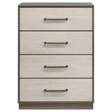 Fenwick 4-drawer Chest of Drawers Grey Oak