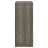 Fenwick 4-drawer Chest of Drawers Grey Oak
