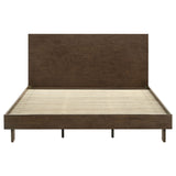 Glenwood 48-inch Platform Panel Bed Warm Brown