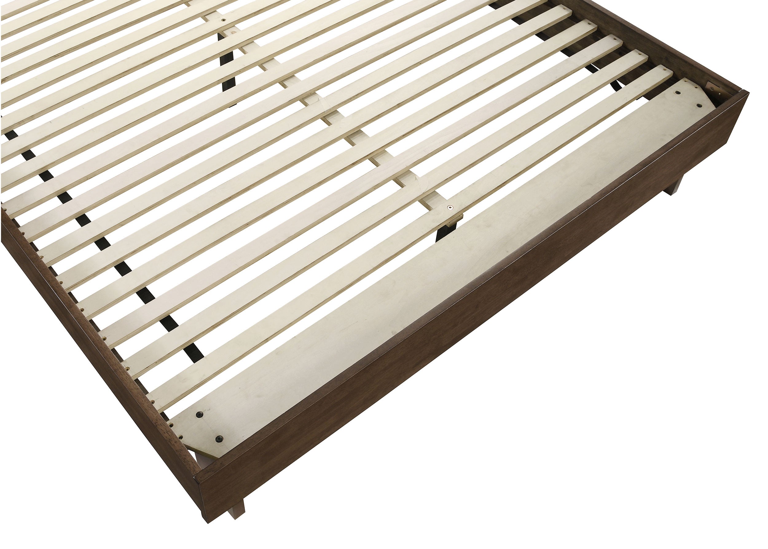 Glenwood 48-inch Platform Panel Bed Warm Brown