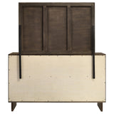Glenwood 6-drawer Dresser and Mirror Warm Brown