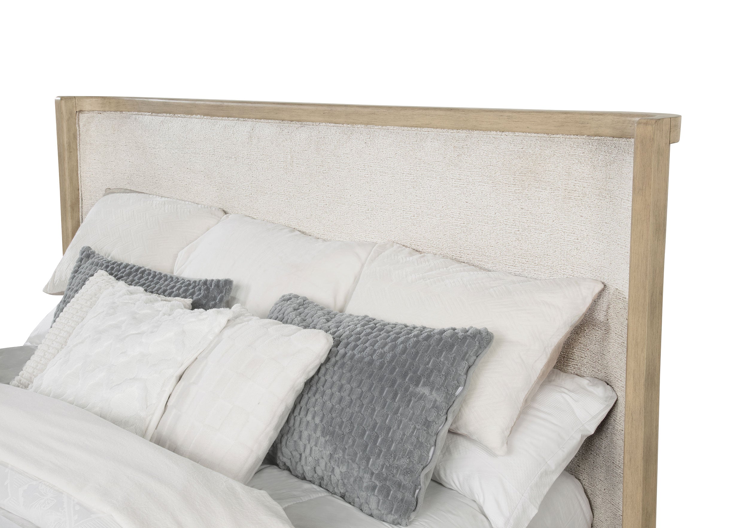 Kailani 52-inch Wingback Bed Beige Oak