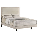 Trenton 54-inch Wood Panel Bed Rustic Cream