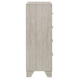 Trenton 4-drawer Bedroom Chest of Drawers Rustic Cream