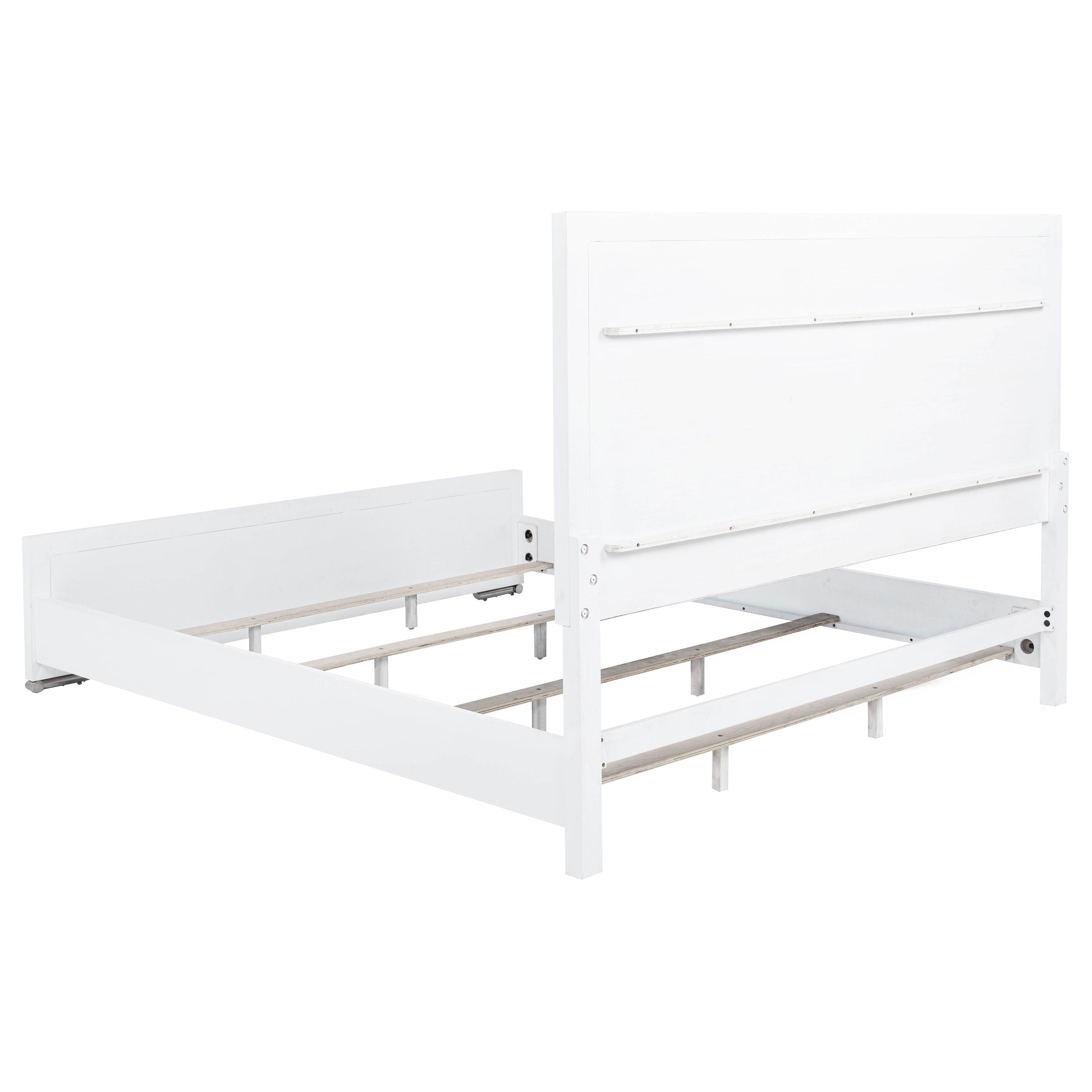Gracemont 57-inch Panel Bed Grey and