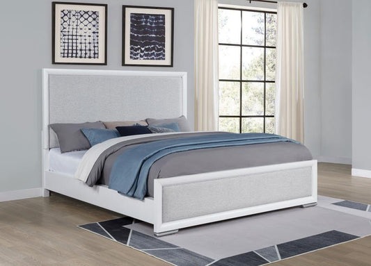 Gracemont 57-inch Panel Bed Grey and