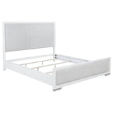 Gracemont 57-inch Panel Bed Grey and