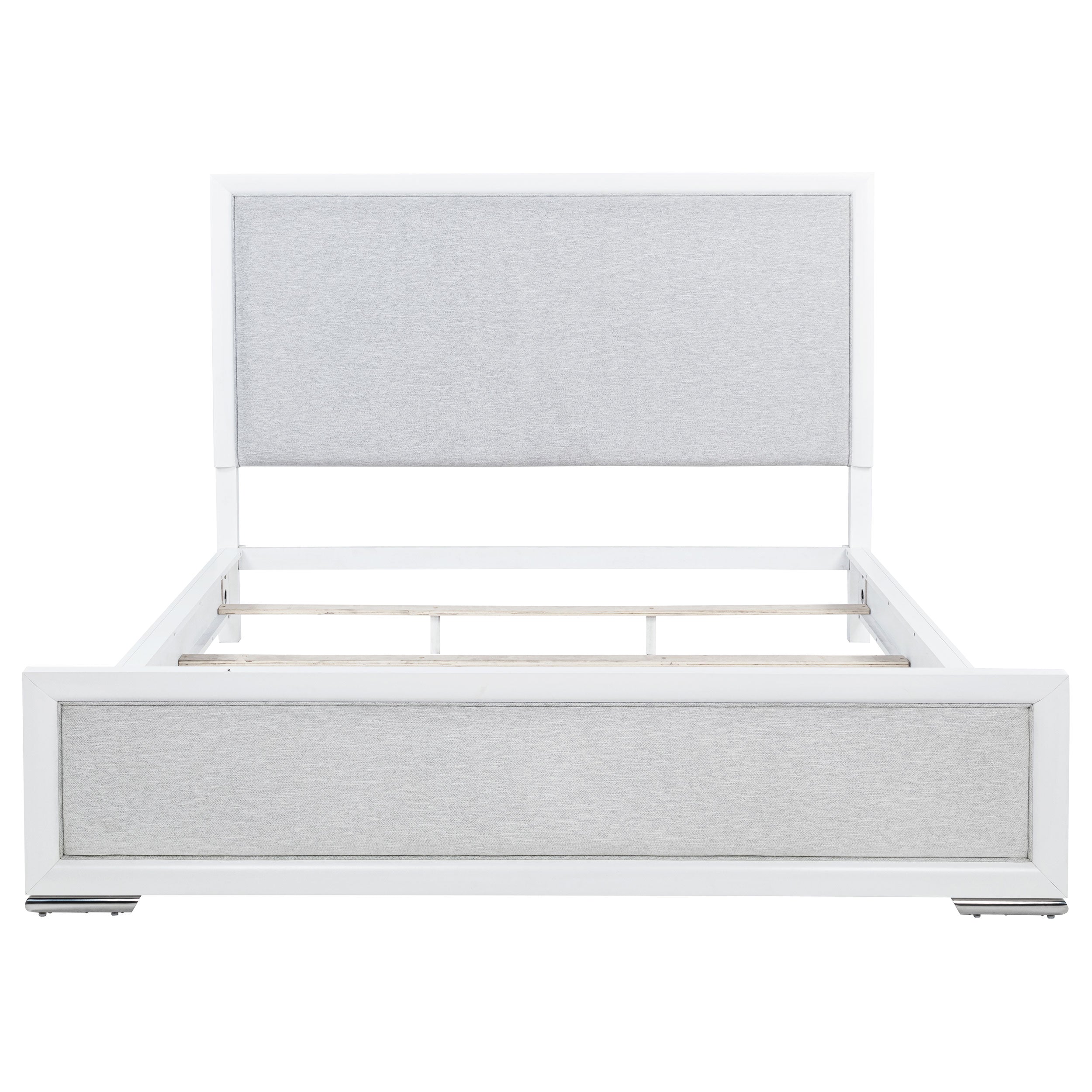 Gracemont 57-inch Panel Bed Grey and