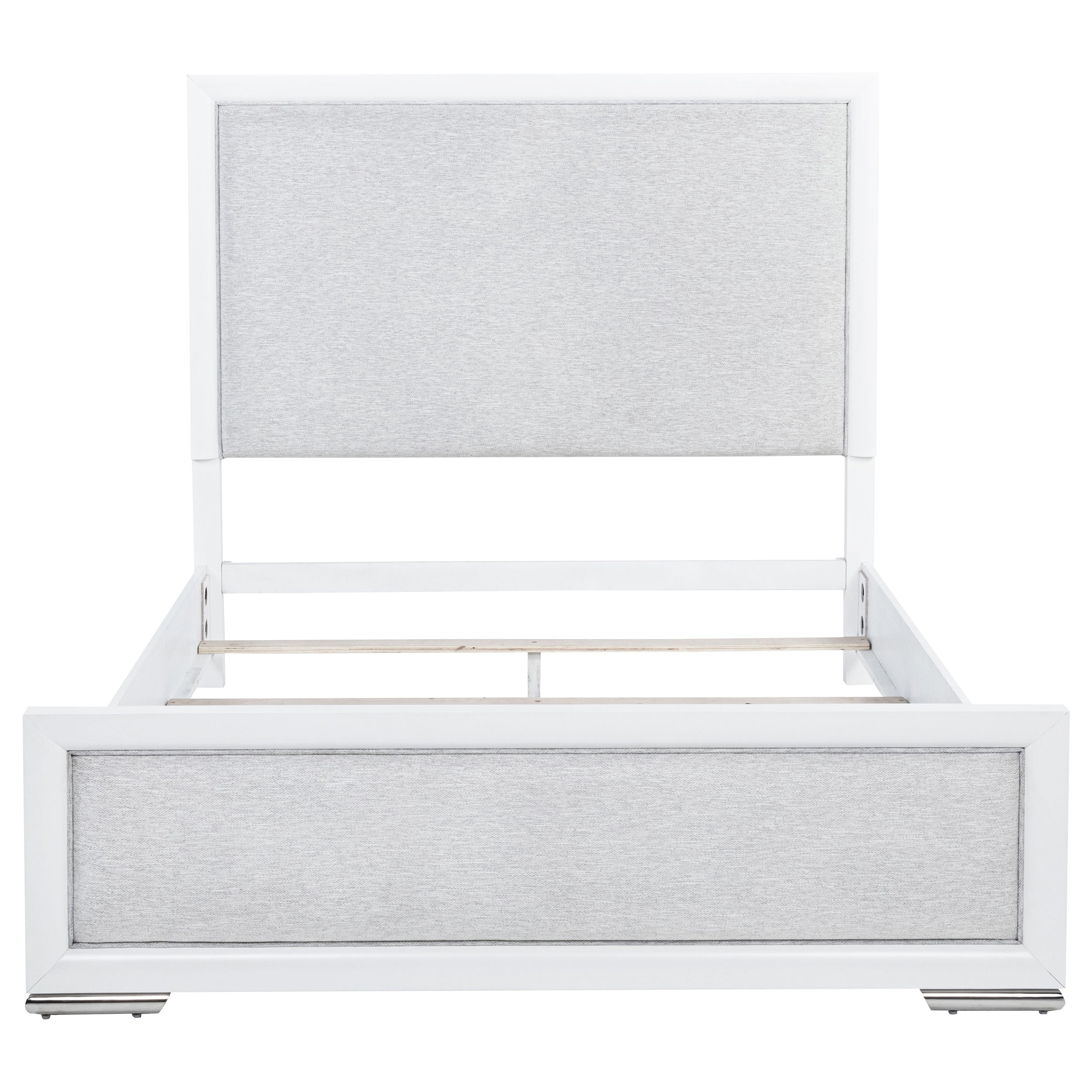 Gracemont 57-inch Panel Bed Grey and