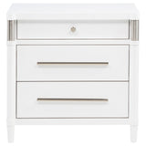 Gracemont 3-drawer Bedroom Nightstand Bedside Table White