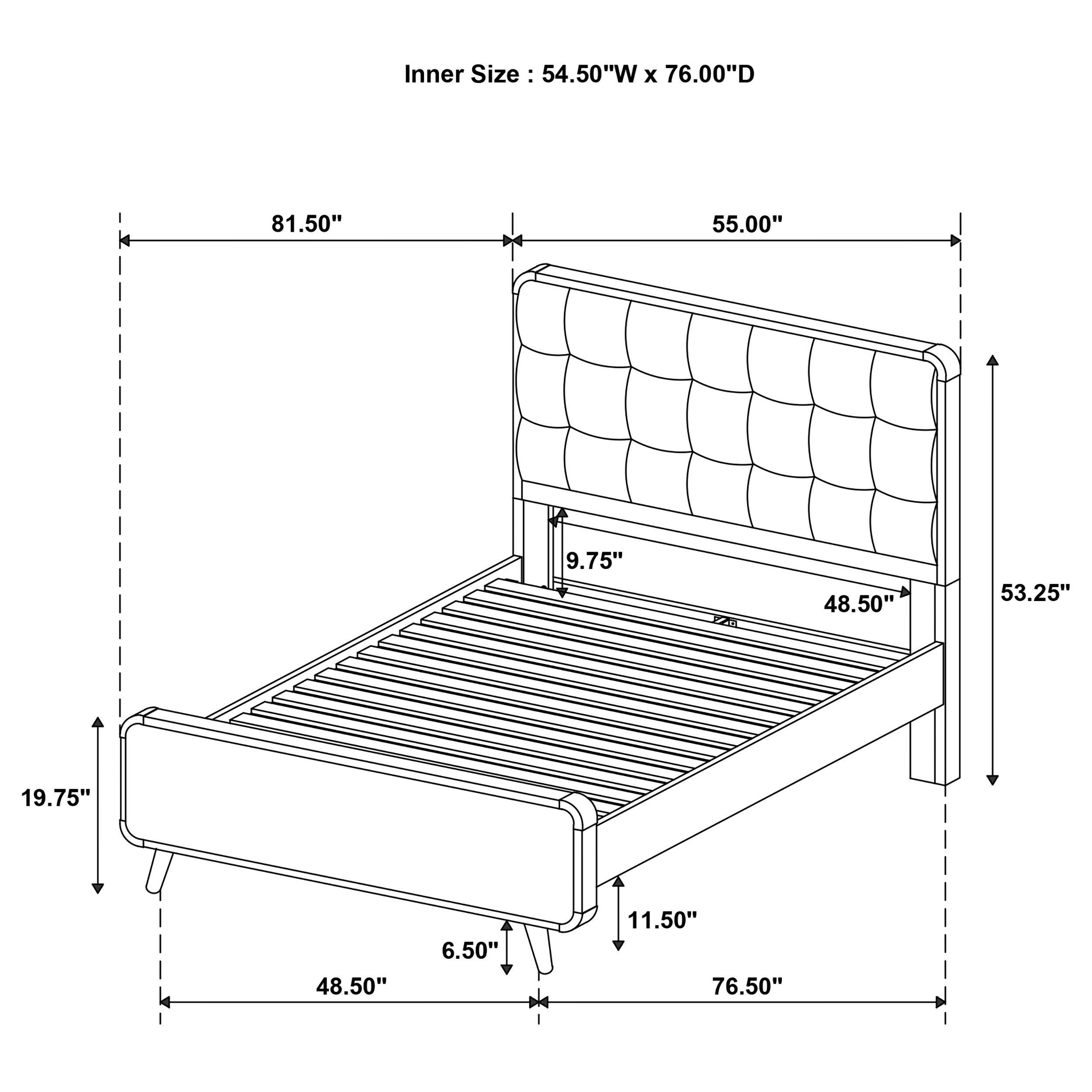 Robyn Wood Platform Bed