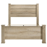 Oakglen 55-inch Panel Bed Weathered Oak