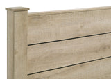 Oakglen 55-inch Panel Bed Weathered Oak