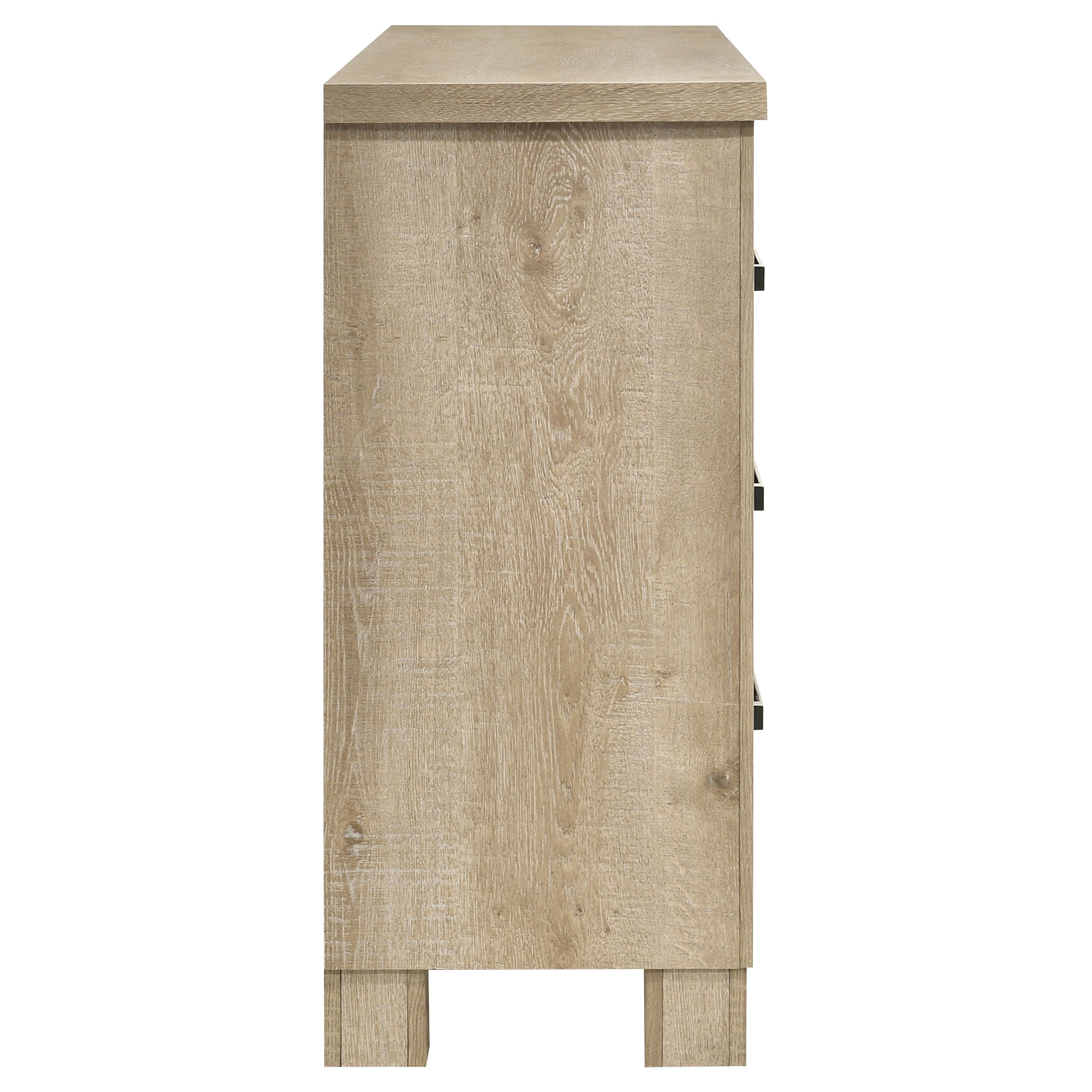 Oakglen 6-drawer Bedroom Dresser Weathered Oak