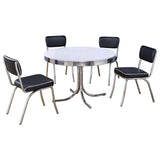 Retro Round Dining Table Set