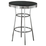 Retro Round 1950s Bistro Pub Bar Table Set