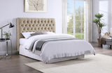 Chloe Upholstered Panel Headboard Oatmeal