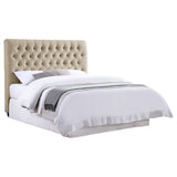 Chloe Upholstered Panel Headboard Oatmeal