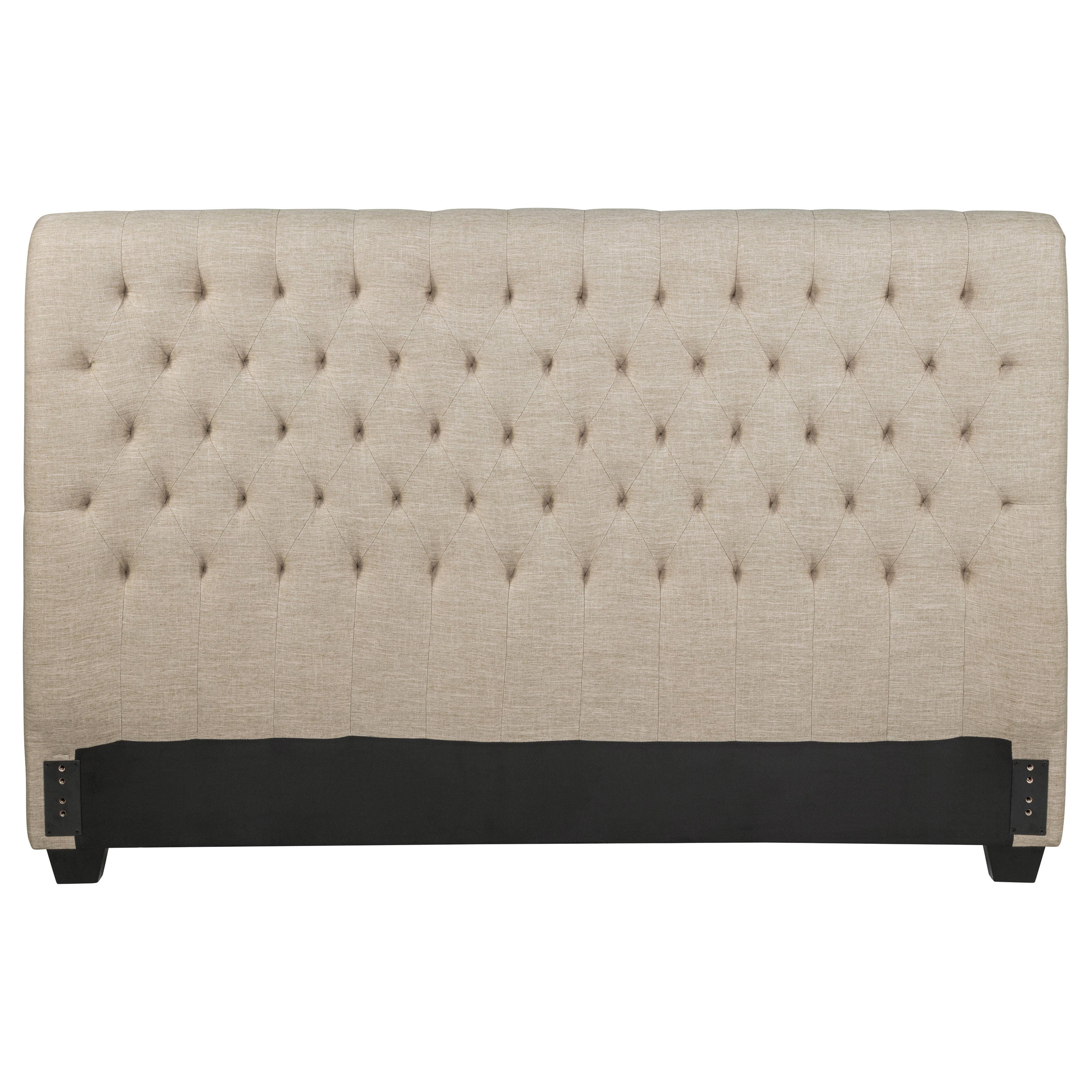 Chloe Upholstered Panel Headboard Oatmeal
