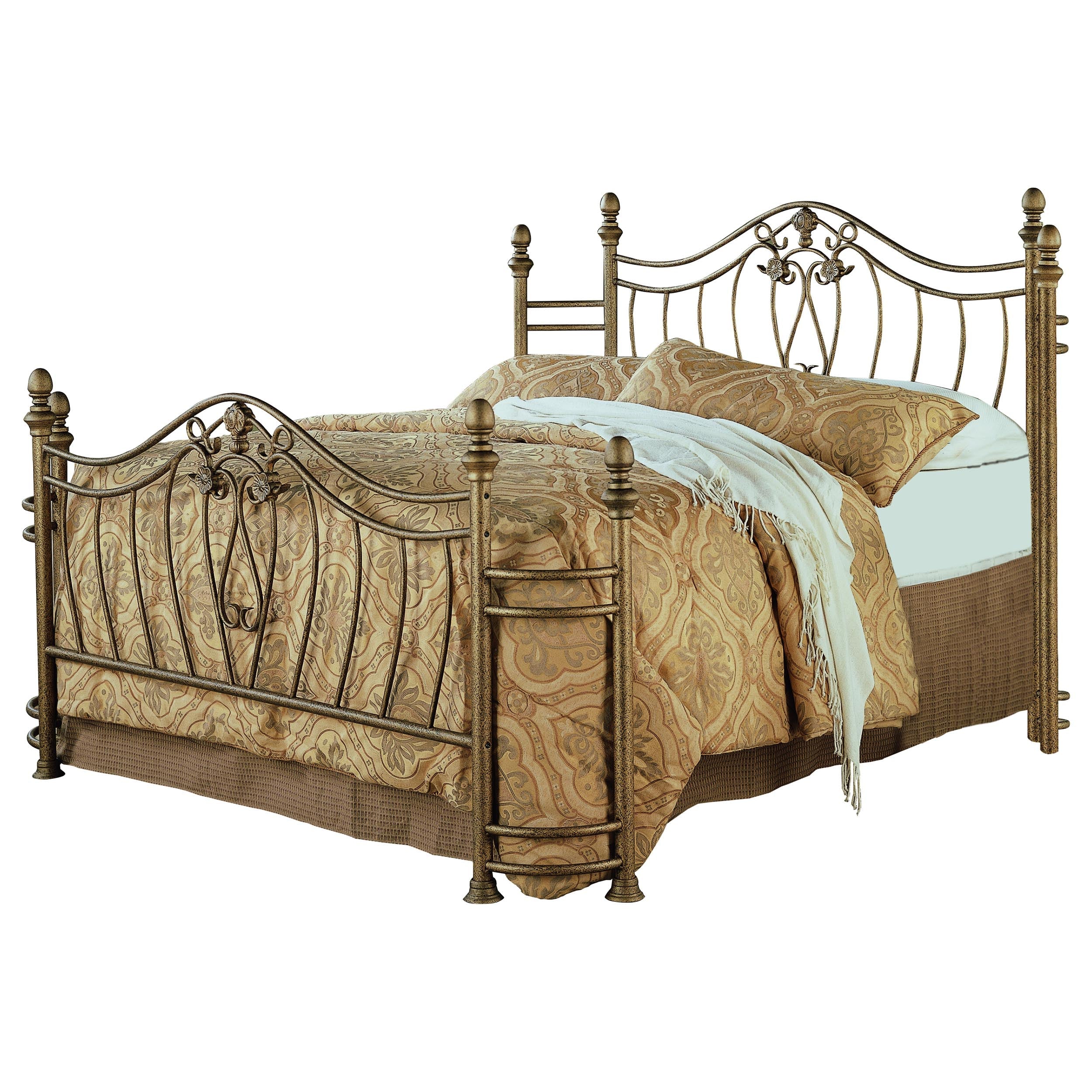 Sydney Headboard and Footboard Brushed Gold