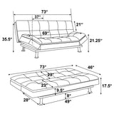 Dilleston Upholstered Tufted Convertible Sofa Bed