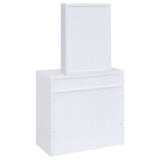 Harvey Vanity Set with Lift-Top Stool White